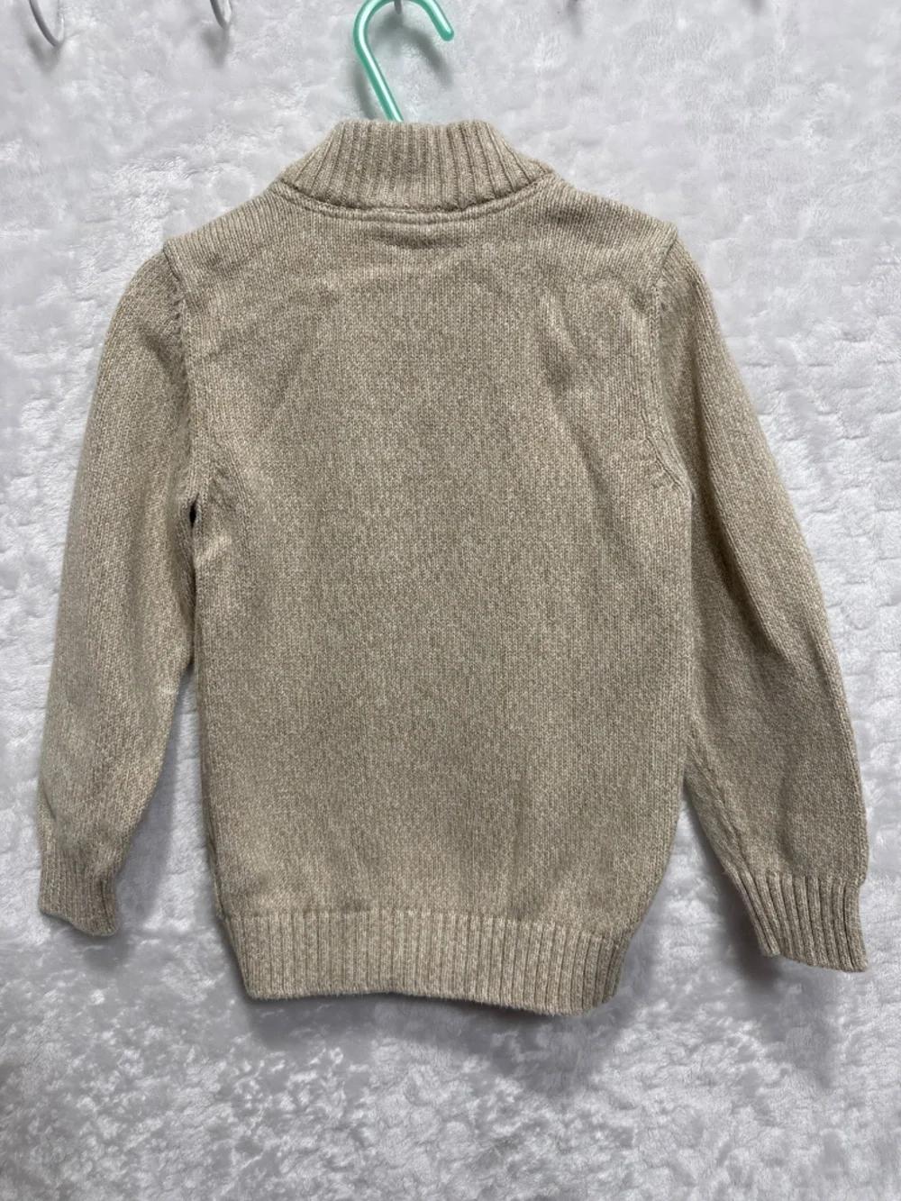 Carter's beige half-zip pullover sweater Size 4T boys